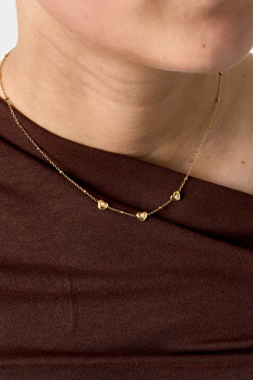 Heart sparkle necklace