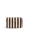striped beauty bag