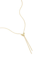 Heart drop necklace
