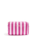 striped beauty bag