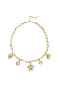 Chunky sun necklace