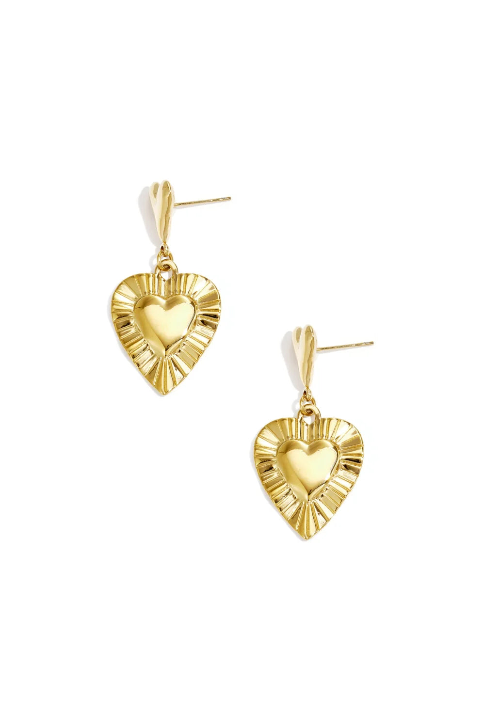Heart glow earrings